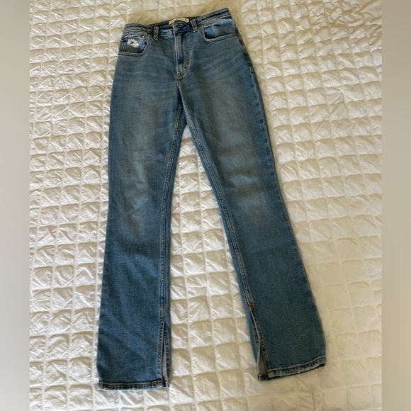 Abercrombie & Fitch the skinny highrise with open slit - Picture 1 of 10